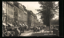 AK Berlin, Strasse Unter Den Linden Mit Geschäften  - Mitte