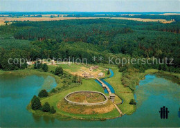 72803501 Gross Raden Archaeologisches Freilichtmuseum Fliegeraufnahme Sternberg  - Sonstige & Ohne Zuordnung