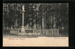 AK Berlin-Tegel, Humboldt-Denkmal  - Tegel