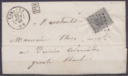 L. Affr. N°17 (port Frontalier - RR !) Lpts "362" Càd TONGRES /26 AOUT 1869 Pour MAESTRICHT (Hollande) - [PD] (au Dos: C - 1865-1866 Linksprofil