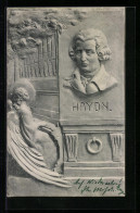 AK Denkmal Mit Büste Von Haydn  - Artistes