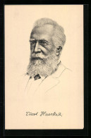 AK Portrait Des Philosophen U. Zoologen Ernst Haeckel  - Historical Famous People