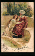 Lithographie Shakespeare, Eine Szene Aus Romeo Und Julia  - Escritores
