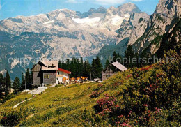 72802813 Gablonzerhaus Berghuette Alpenrosenbluehen Hoher Dachstein Gablonzerhau - Other & Unclassified