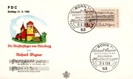 ALLEMAGNE FDC 1968 RICHARD WAGNER - 1961-1970