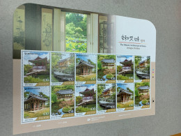 2024 Korea Stamp Historic Archecture MNH Sheetlet - Corea Del Sur