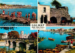72801919 Galway Irland And Salthill Beach Bridge Harbour  - Andere & Zonder Classificatie