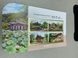 2024 Korea Stamp Historic Archecture MNH Lotus Temple - Corée Du Sud