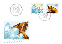 SUISSE FDC 2002 MINEAUX - FDC