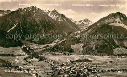 72801858 Bad Oberdorf Panorama Allgaeuer Alpen Fliegeraufnahme Bad Oberdorf - Hindelang