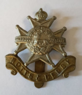 Insigne De Casquette Du Régiment Notts & Derby Sherwood Foresters - 1914-18