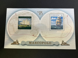 14-5-2024 (stamp) Mint / Neuf- Australia - Marco Polo Mini-sheet (Canada / Australia) - Emissions Communes