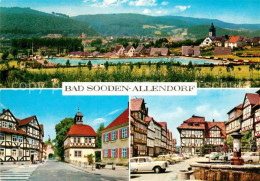 72800774 Bad Sooden-Allendorf Gesamtansicht Mit Freibad Innenstadt Fachwerkhaeus - Bad Sooden-Allendorf