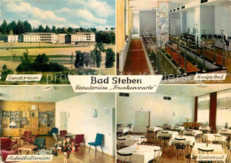 72800682 Bad Steben Sanatorium Frankenwarte Kneippbad Speisesaal Aufenthaltsraum - Bad Steben