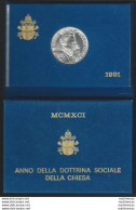 1991 Vaticano L. 500 Anno Dottrina Sociale Della Chiesa FDC - Vaticaanstad