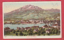 Luzern Und Pilatus - 1907 ( Voir Verso ) - Sonstige & Ohne Zuordnung