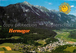 72800652 Hermagor Kaernten Wulfeniastadt Mit Spitzkegel Gailtal Alpenpanorama Fl - Andere & Zonder Classificatie