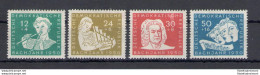 1950 DDR, Bicentenario Morte Johann-Sebastian Bach, 4 Valori, Yvert N. 10-13, MNH** - Other & Unclassified