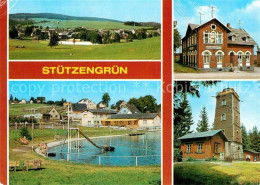 72800618 Stuetzengruen Teilansicht Gasthaus Bahnschloesschen Naherholungszentrum - Altri & Non Classificati