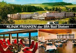 72800607 Bad Steben Klinik Franken Kurklinik Cafeteria Restaurant Terrasse Bad S - Bad Steben