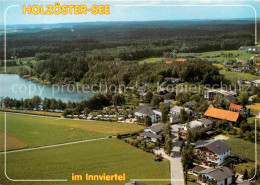 72800582 Holzoester Franking Erholungsort Im Innviertel Moorbadesee Fliegeraufna - Andere & Zonder Classificatie