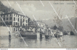 Bm446 Cartolina Carate Lario Imbarcadero 1913 Provincia Di Como - Como