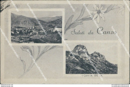 Ba166 Cartolina Saluti Da Canzo Como Lombardia 1943 - Como