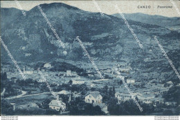 Bs55 Cartolina Canzo Panorama 1942 Provincia Di Como  Lombardia - Como
