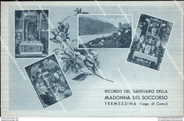 Bs96 Cartolina Tremezzina Madonna Del Soccorso Ricordo Del Santuario Como - Como