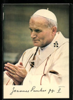 AK Papst Johannes Paul II. Betet  - Papes
