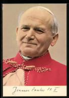 AK Porträt Papst Johannes Paul II.  - Papi