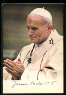 AK Papst Johannes Paul II. Beim Beten  - Papes