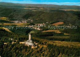 72798783 Bilstein Sauerland Aussichtsturm Restaurant Hohe Bracht Fliegeraufnahme - Andere & Zonder Classificatie