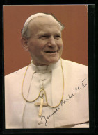 AK Papst Johannes Paul II. Lächelnd Mit Kreuzkette  - Päpste