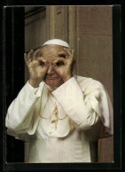 AK Papst Johannes Paul II. Mit Den Händen Vor Den Augen  - Papas
