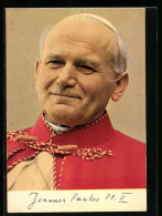 AK Papst Johannes Paul II. Im Portrait  - Popes