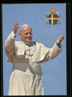 AK Papst Johannes Paul II., Freudestrahlend Mit Offenen Armen  - Papi