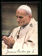 AK Papst Johannes Paul II. Bei Einem Gebet  - Popes