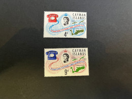 14-5-2024 (stamp)  Cayman Islands (2 Values) Telephone Link - Iles Caïmans