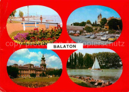 72798665 Balaton Plattensee Uferpromenade Strandbad Kirche Segeln Ungarn - Hongrie