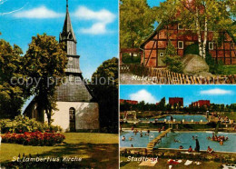 72798646 Bergen Celle St Lambertius Kirche Museum Stadtbad Bergen - Autres & Non Classés