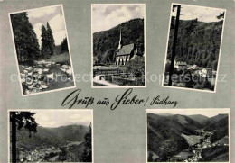 72798130 Sieber Kirche Teilansicht Bach Panorama  Herzberg Am Harz - Herzberg