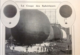 1910 LA COUPE GORDON BENNETT DE SPHÉRIQUES - L'AMERICA II - HONEYWELL - ALFRED LEBLANC - LA VIE AU GRAND AIR - 1900 - 1949