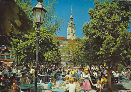 AK 211546 GERMANY - München - Im Biergarten Am Viktualienmarkt - Muenchen