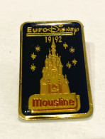 PINS EURODISNEY  1992  MOUSLINE  LE CHÂTEAU DE LA BELLE AU BOIS DORMANT/ 33NAT - Disney