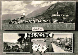 72797304 Malcesine Lago Di Garda Panorama Teilansicht Hafen Malcesine - Autres & Non Classés