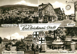 72797225 Bad Brueckenau Panorama Post Rathaus Siebener Sprudel Altstadt  Bad Bru - Sonstige & Ohne Zuordnung