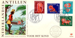 ANTILLES NEERLANDAISES FD 1967 POUR LA JEUNESSE - Curazao, Antillas Holandesas, Aruba