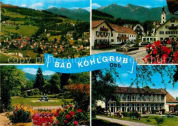 72797076 Bad Kohlgrub Fliegeraufnahme Ortspartie Bad Kohlgrub - Altri & Non Classificati