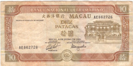 1 Billet De 1991 Macao - Macau